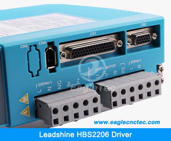 KIT SERVO DRIVER Y MOTOR  HBS2206 LEADSHINE - Imagen 3